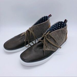 BEN SHERMAN MENS BROWN ANKLE CASUAL SHOES SIZE 10